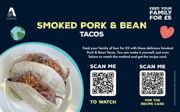 Smoked Pork & Bean Tacos