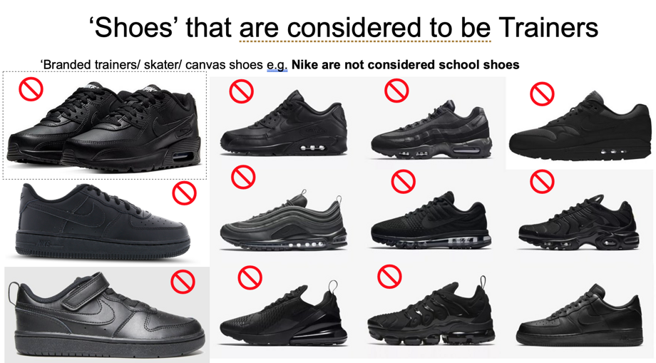 Shoes Considered Trainers