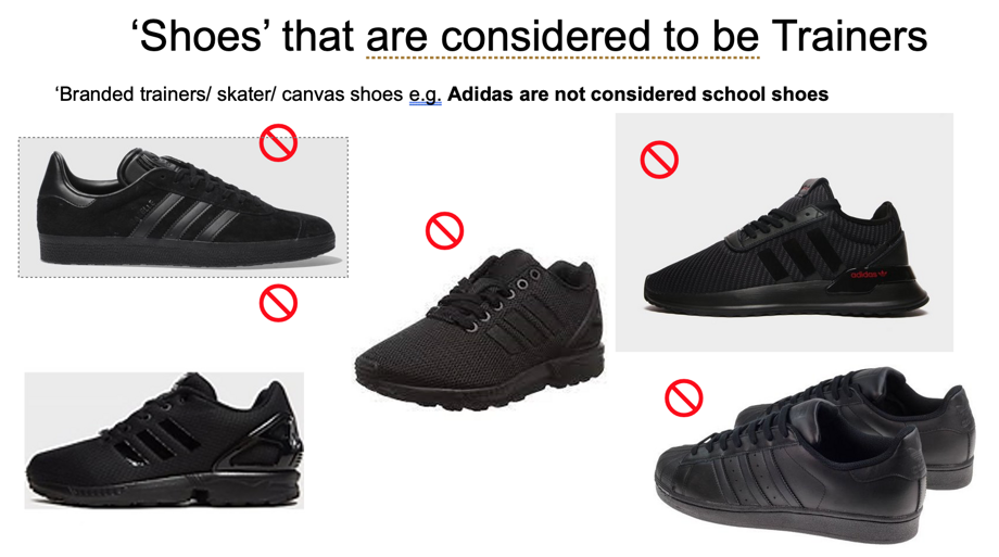 Shoes Considered Trainers